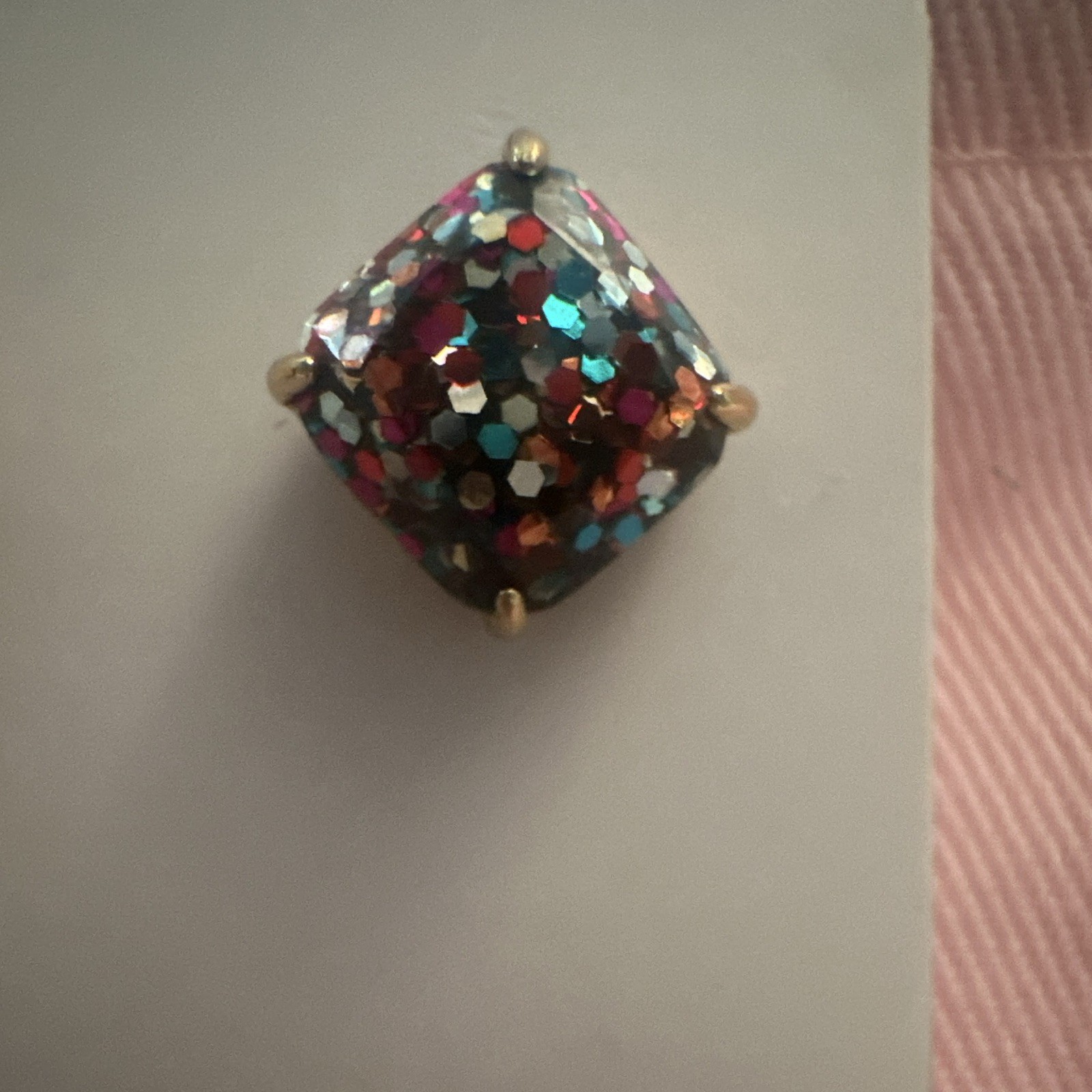 kate spade new york Multiglitter Square Stud Crystal Earrings WBRUC812