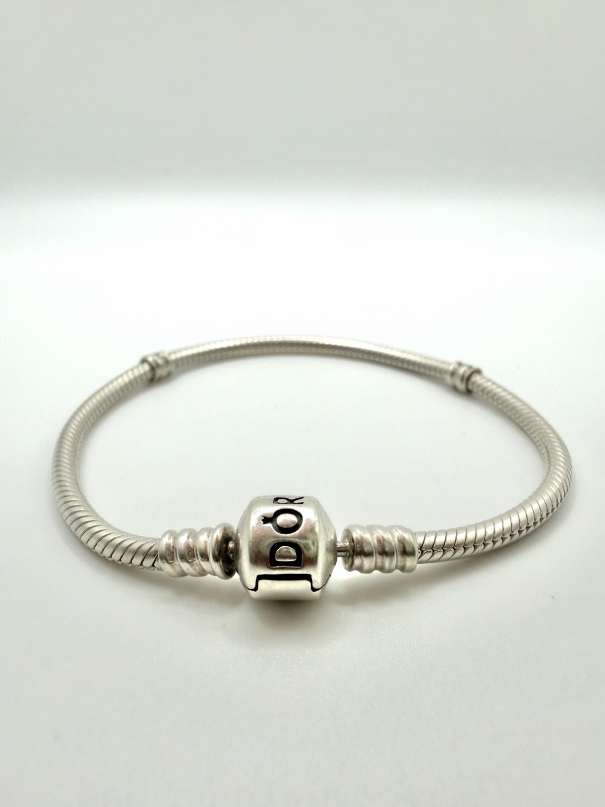 Authentic Pandora Sterling Silver Snake Chain Bracelet S925 ALE 19cm 7.5”