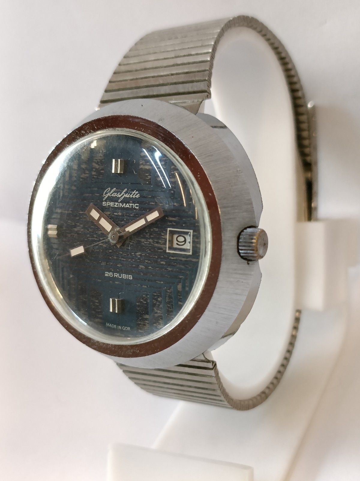 VINTAGE GUB GLASHUTTE SPEZIMATIC 26J AUTOMATIC GERMANY MEN’S WORKING CONDITION