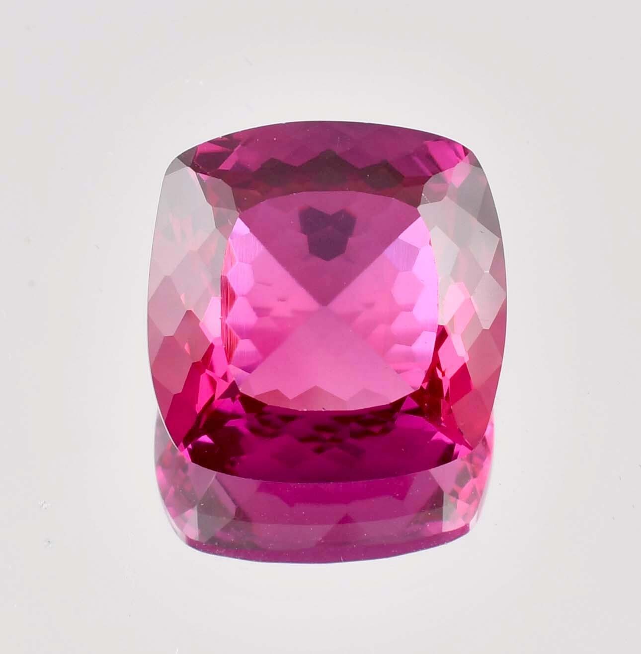 20 x 20 MM Natural Ceylon Purple Sapphire Gemstone 40.55 Ct GIT Loose Certified