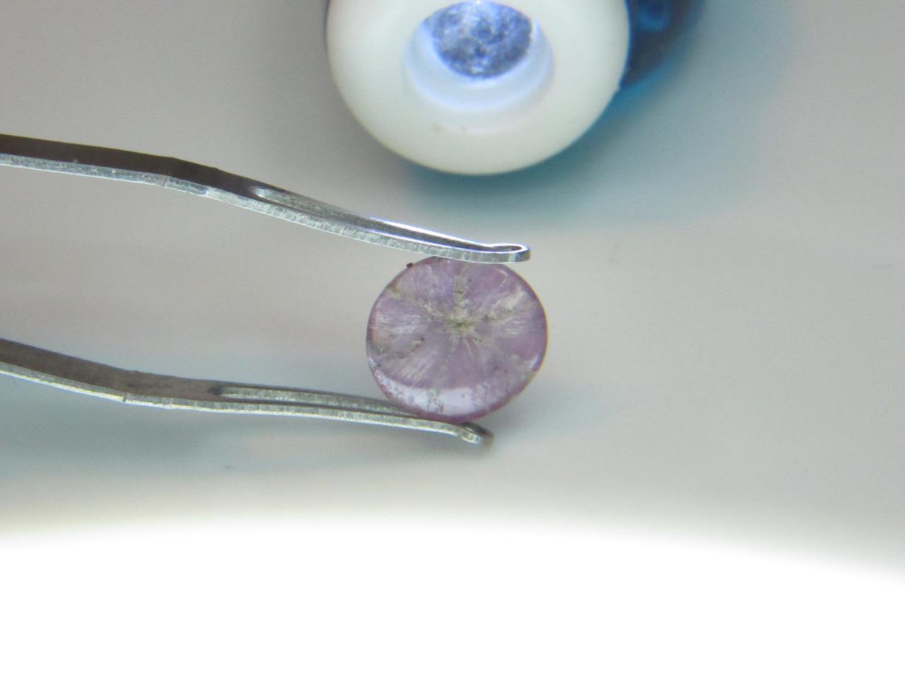 1.55CT STUNNING UNTREATED COLLECTOR GEM SEMI TRANSPARENT RED BURMA TRAPICHE RUBY