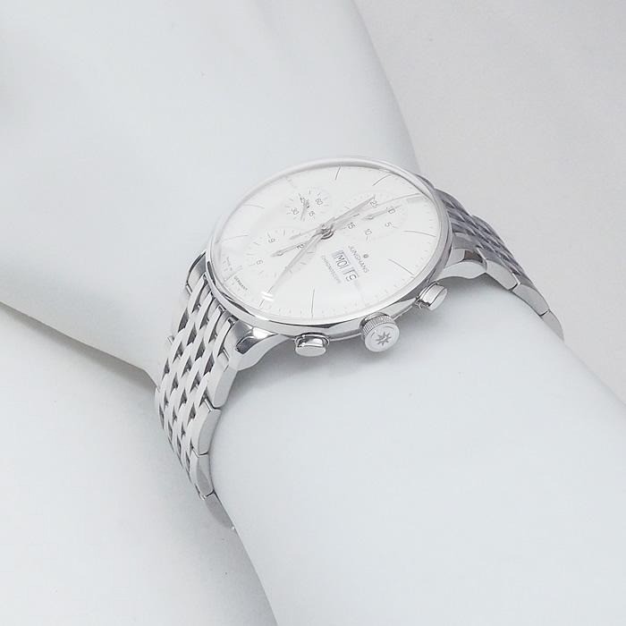 Junghans Meister Chronoscope 027/4121.44 White Dial Automatic Day Date 40mm Men’