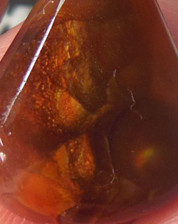 10.00ct Mexican Fire Agate 19.6mm x 14.6mm x 5mm
