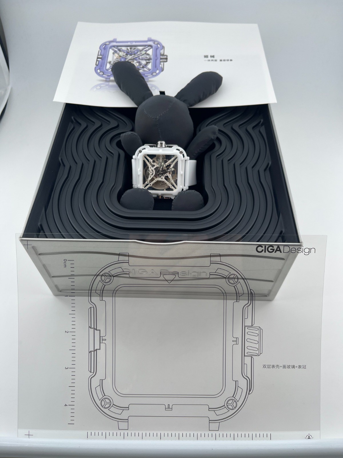 CIGA DESIGN X Series WHITE CERAMIC Mechanical Watch Machina BRAND NEW