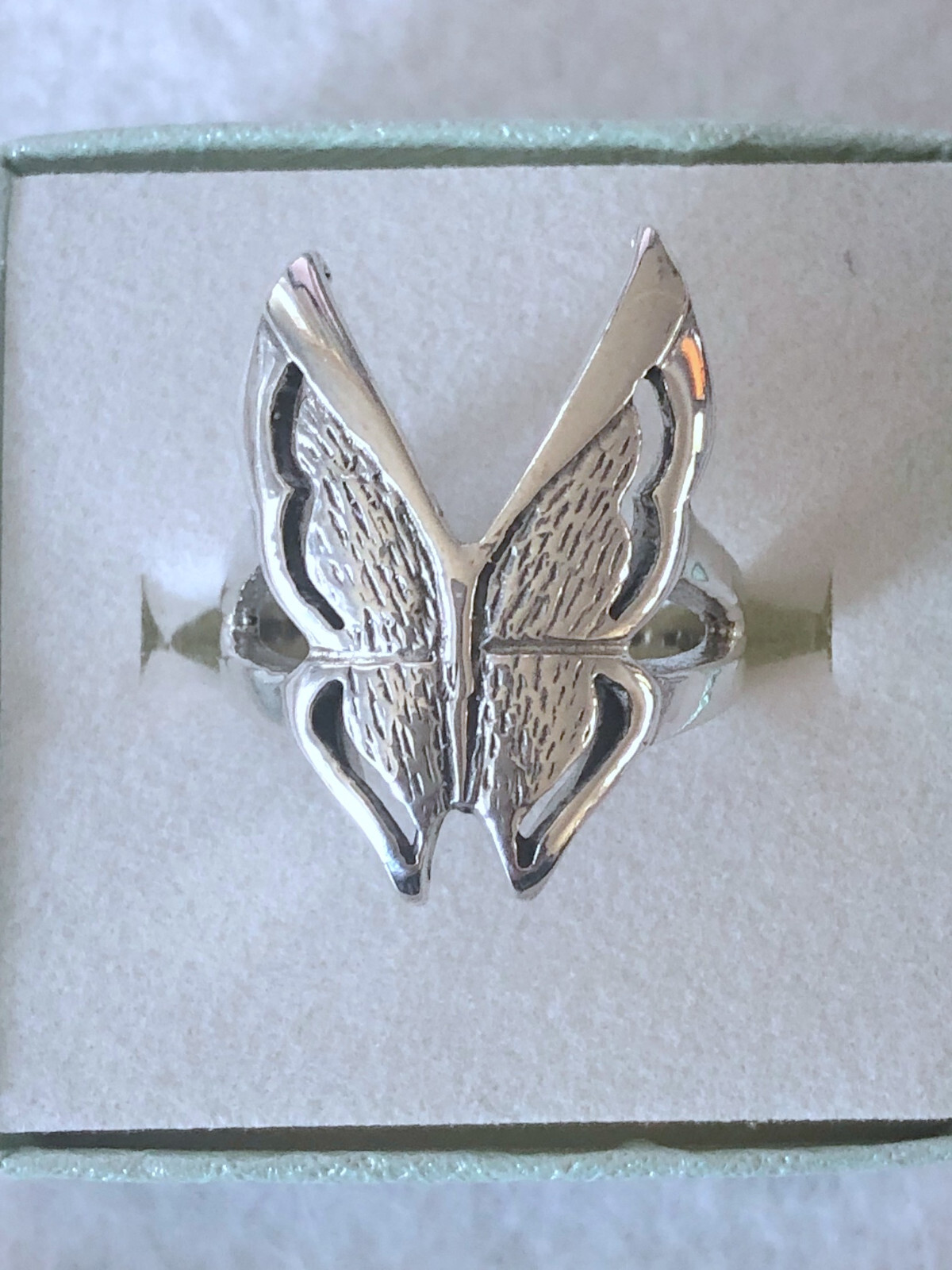 Wildthings Sterling Silver Butterfly Ring Sizes 6-7-8