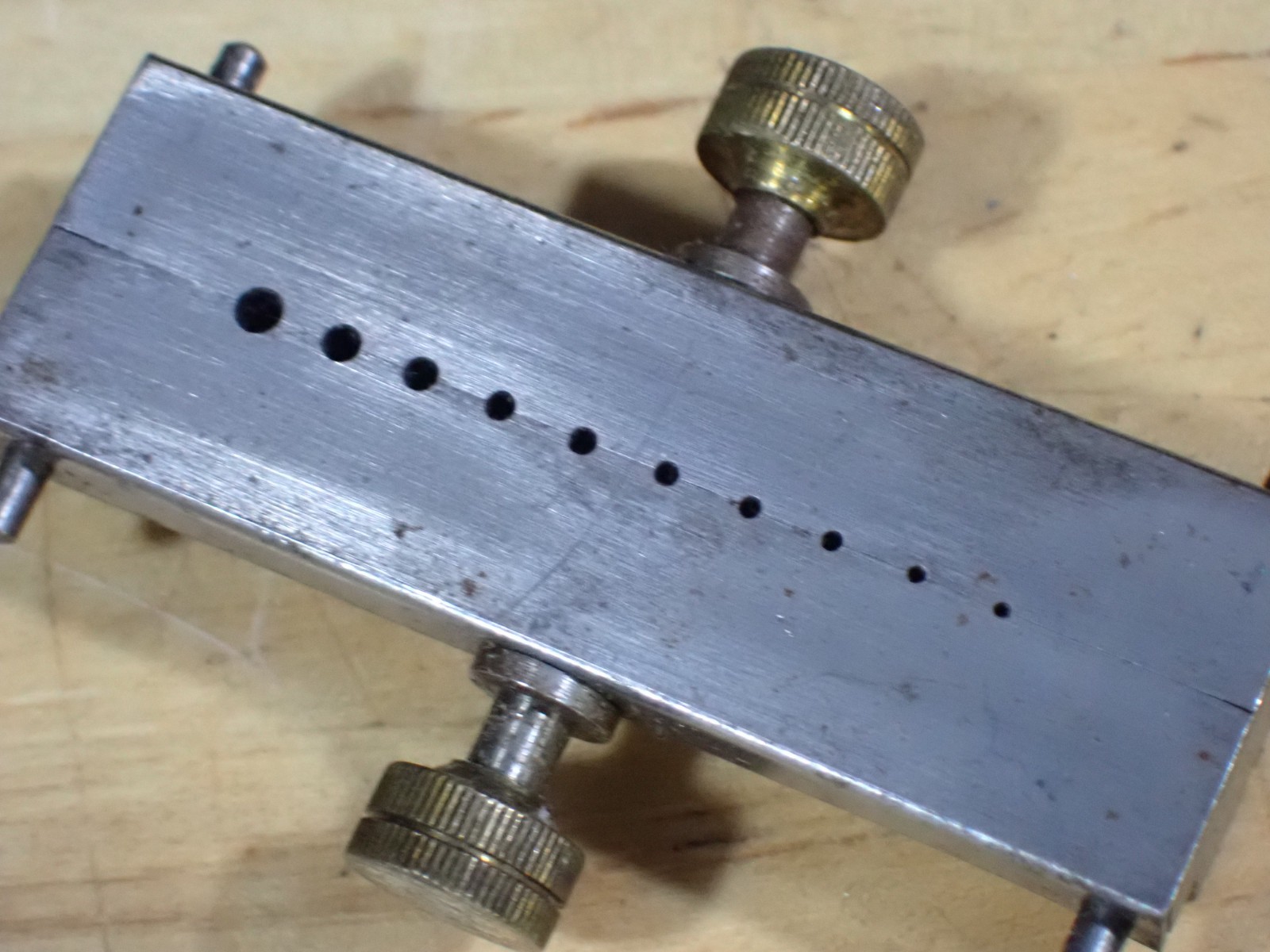 Vintage C.W.Z. Watchmakers Hairspring Collet Crimping Clamping tool Germany VG