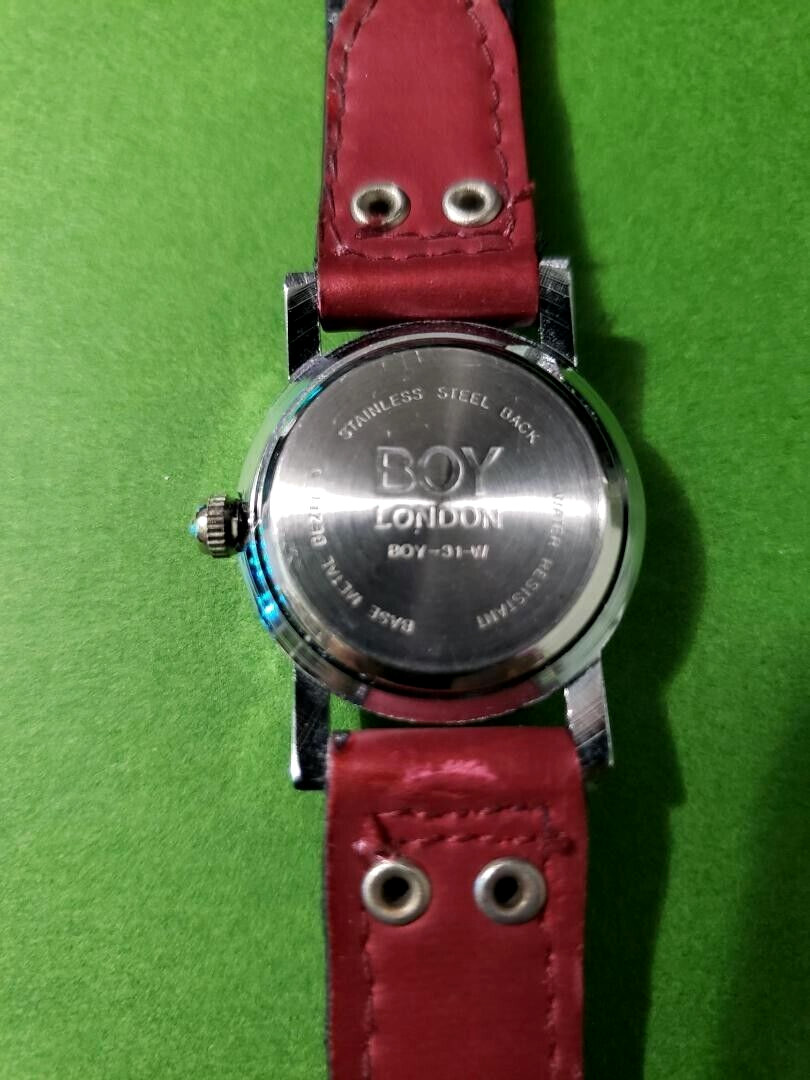 VINTAGE 80s BOY LONDON WATCH NEVER WORN LOS ANGELES STORE 1980s NEW WAVE PUNK
