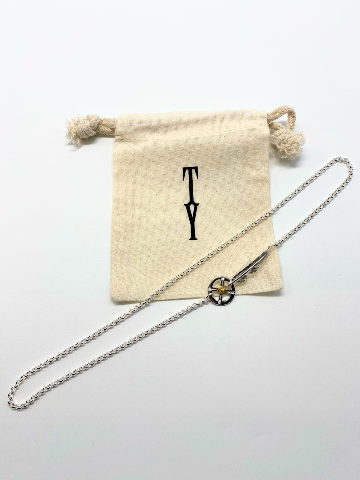 Takashi Murata STUDIO T &Y necklace with 24K