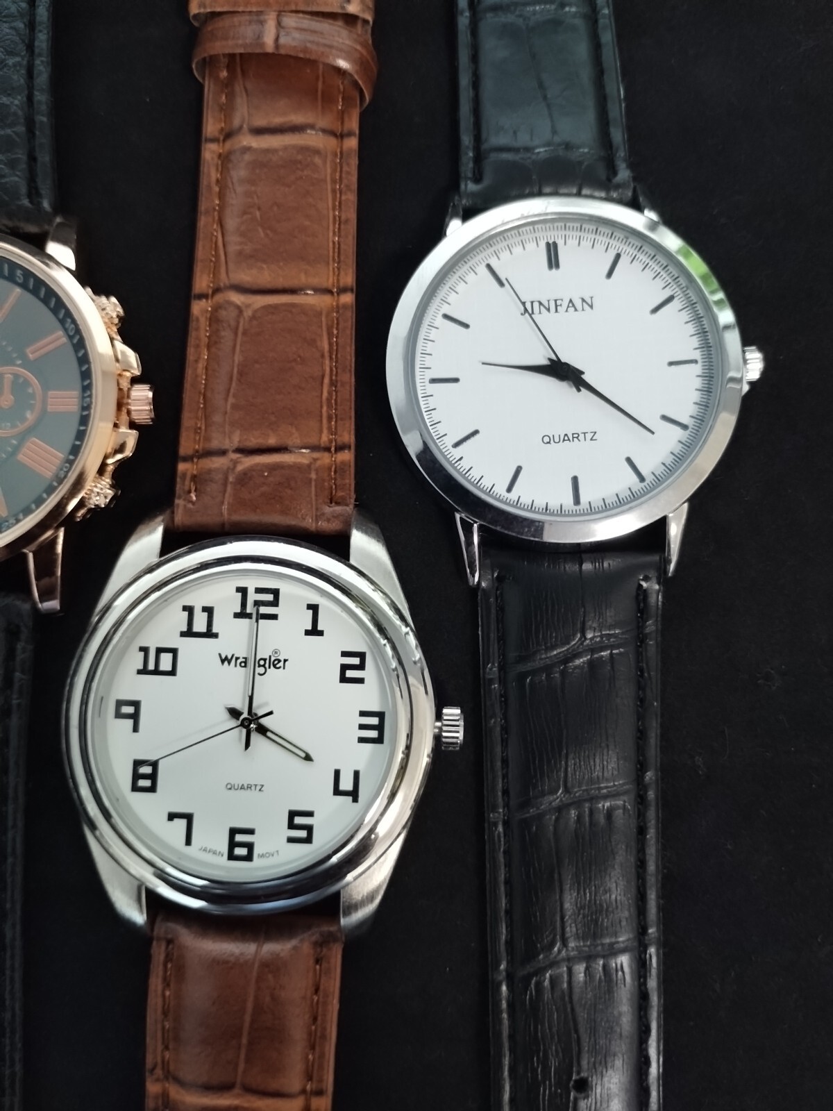 Set of 5 Brand NEW Men’s Assorted Watches. 5 FREE SPARE BATTERIES lot Deal #1046