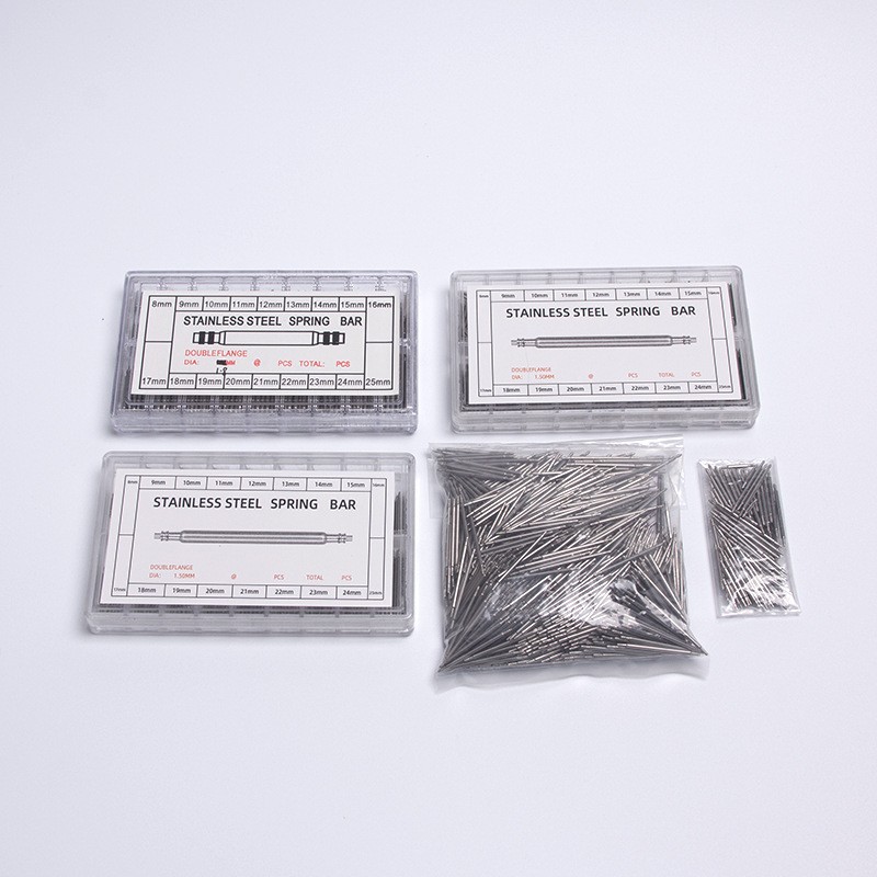 360Pcs Stainless Steel Watch Spring Bars Boxed Watch Strap Link Replacement Pins