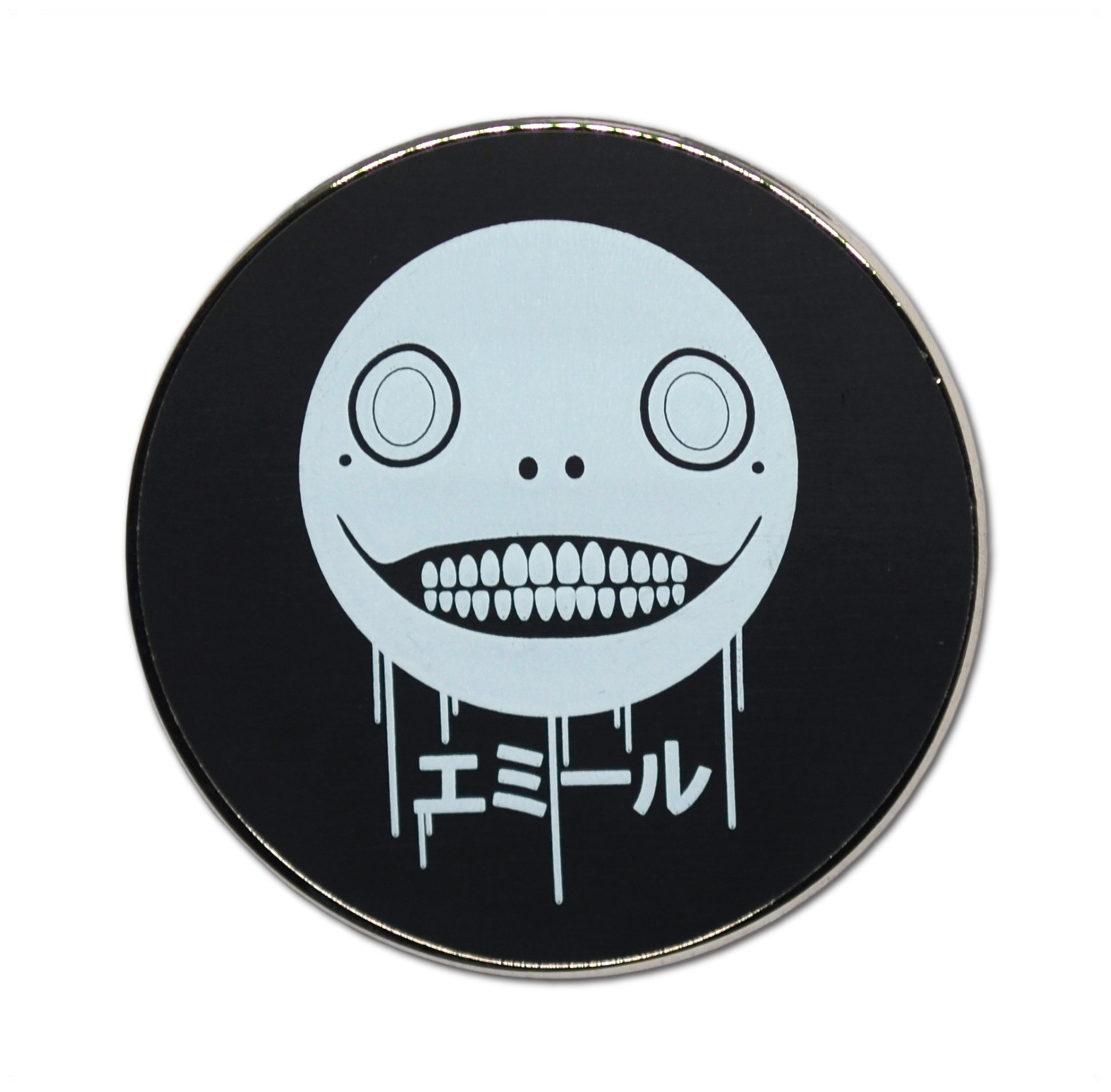 NieR:Automata Emil Heads Hard Enamel Pin Lapel Brooch Video Game Collectible