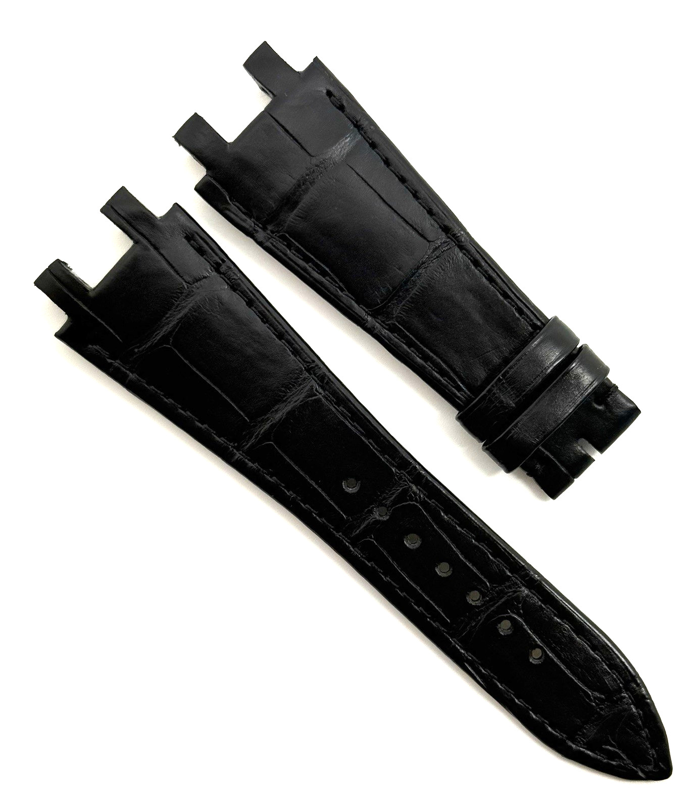 Ulysse Nardin Executive 26mm x 18mm Black Alligator Watch Strap Authentic OEM