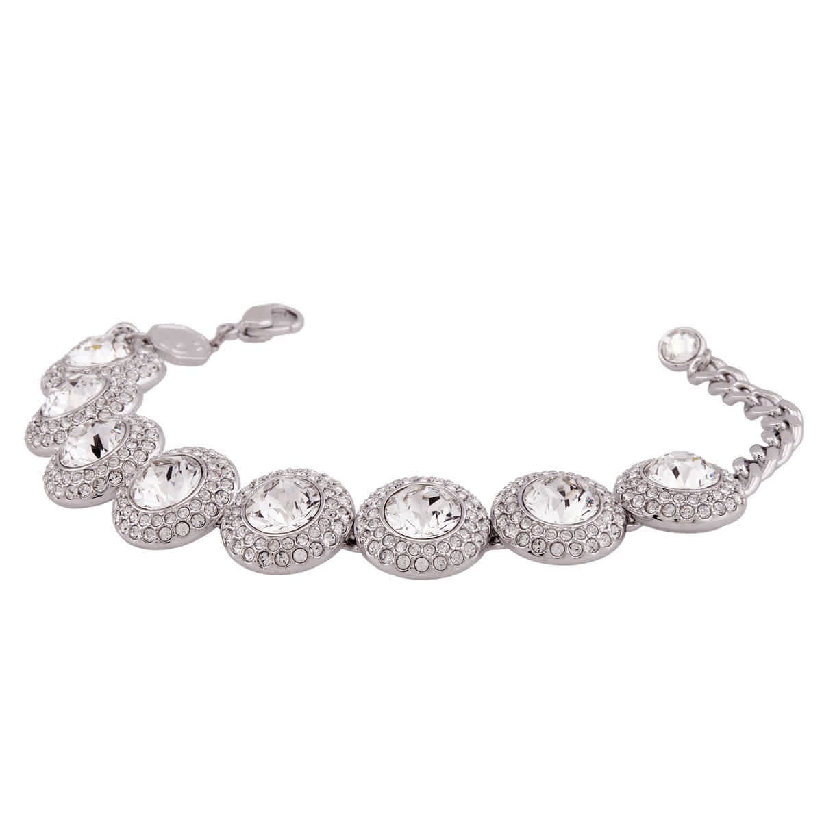 Swarovski Rhodium Plated Una Angelic Bracelet