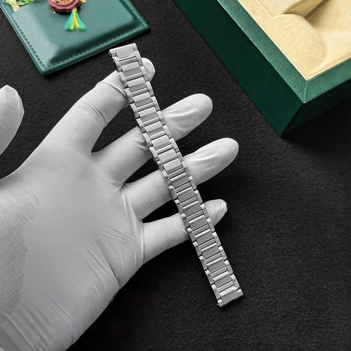 16mm 19mm Quick Release Steel Watch Band For Cartier Tank Must Stainless Steel B