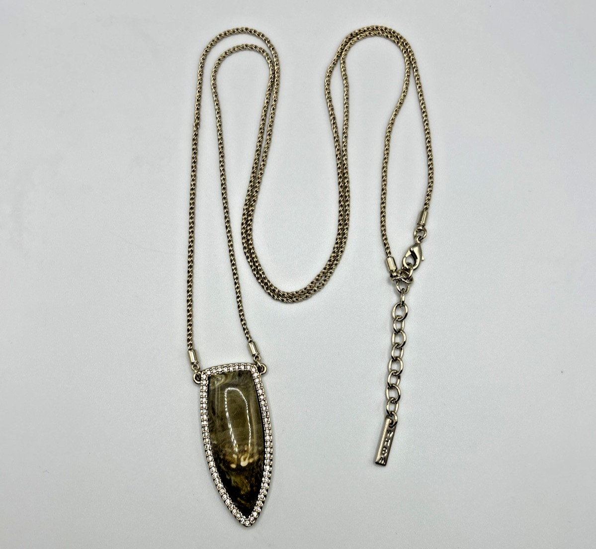 White House Black Market 3 Piece Lot of Long Necklaces Pearl Glass Metal Stone
