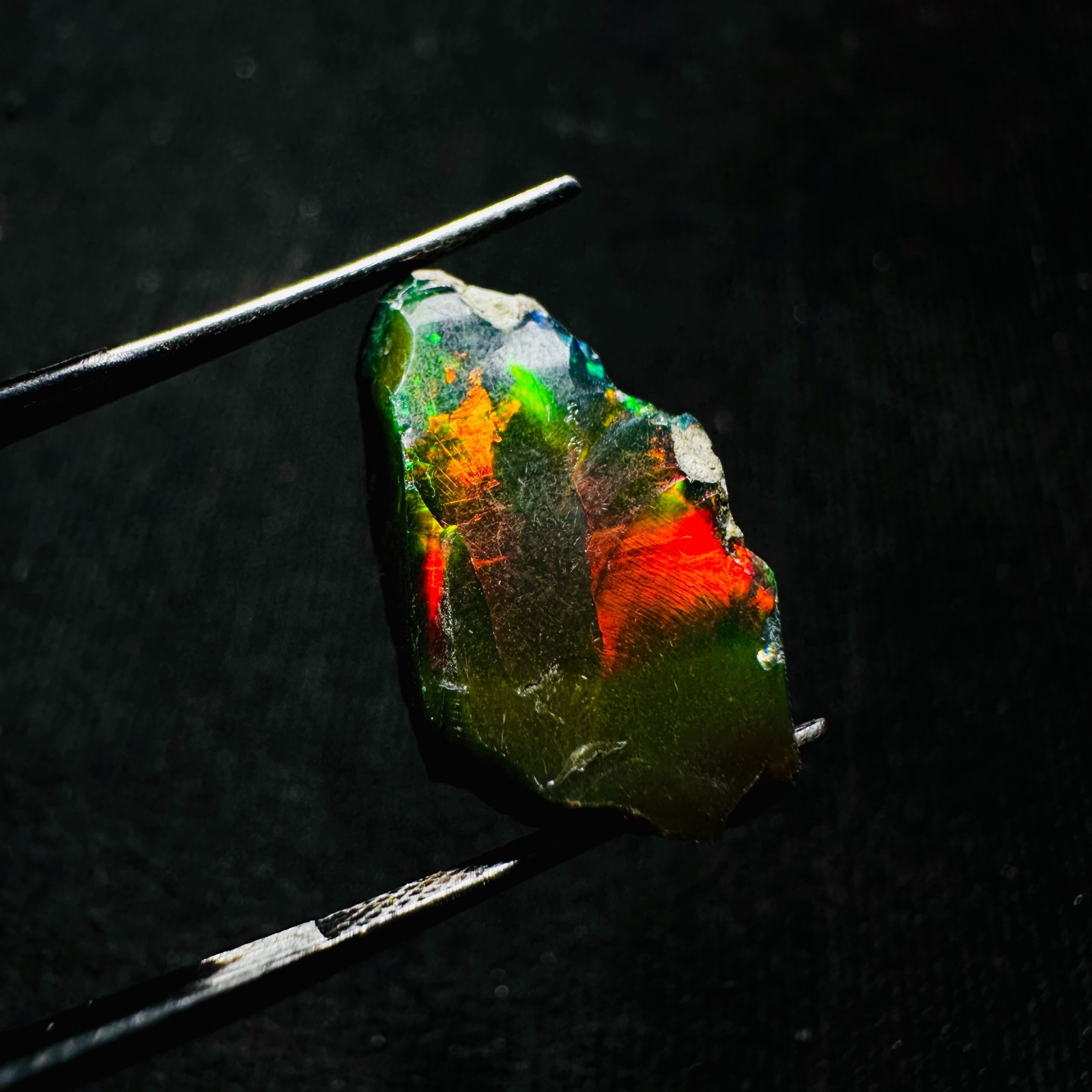 Natural Black Opal Rough Loose Raw Gem Cutting Stone For Collectors 10.00 CTS