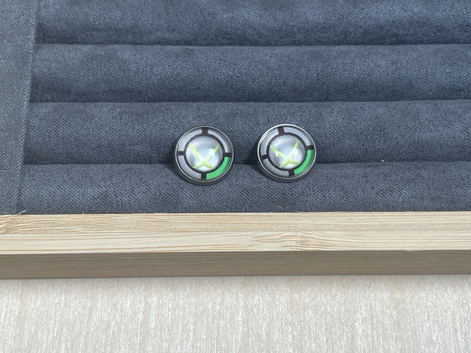 Xbox Fan Art ACHIEVEMENT UNLOCKED Stud Earrings New Gamer Gift Gamer Life