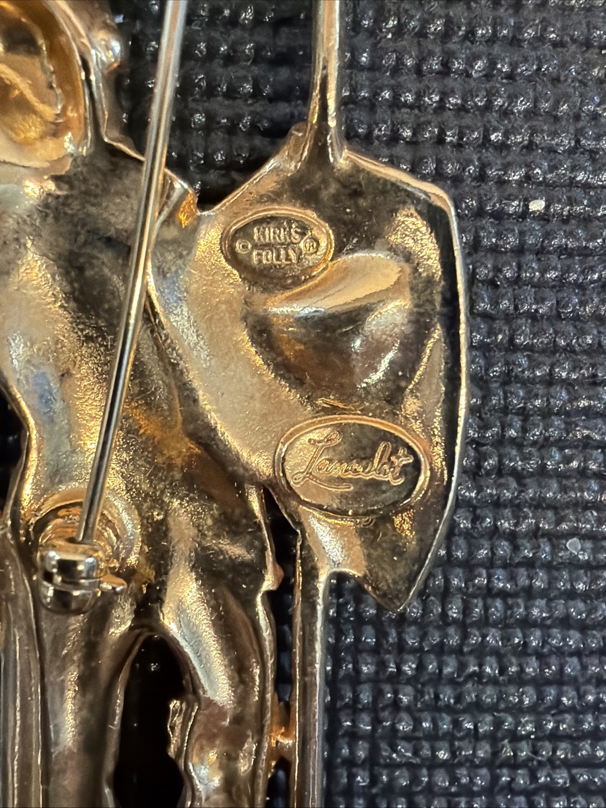 Jw1 Kirks Folly Rare Knight Lancelot Brooch Vintage K53