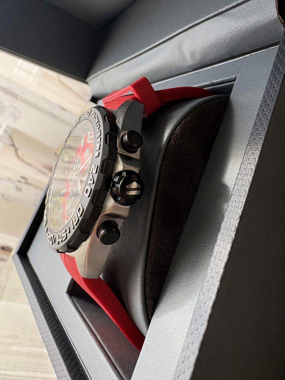 TAG Heuer Formula 1 Chronograph Red Dial Men’s Watch CAZ101AN.FT8055