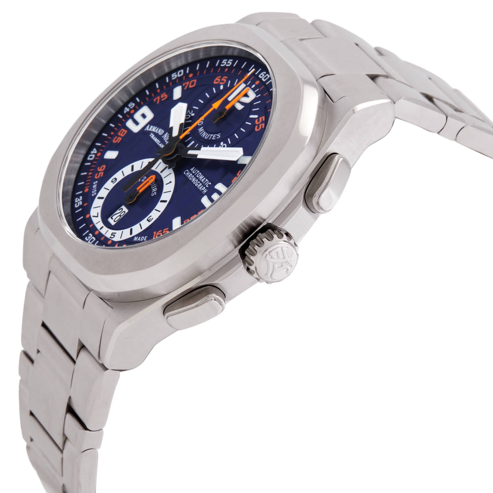 Armand Nicolet JH9 Chronograph Automatic Blue Dial Men’s Watch Z-ZFXFU