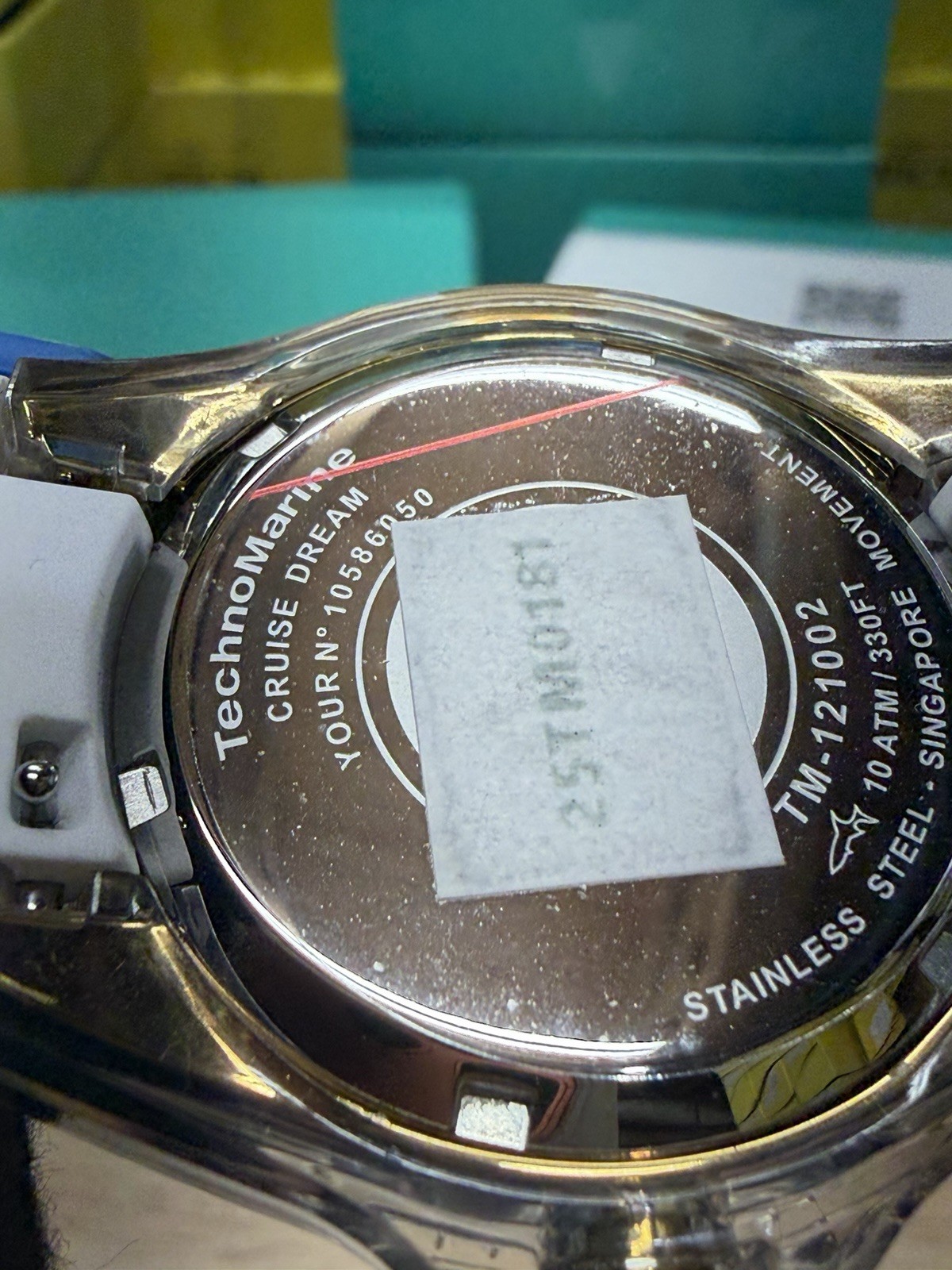NEW! TechnoMarine Cruise Dream TM-121002 Women’s 40mm Gold Mother of Pearl Face