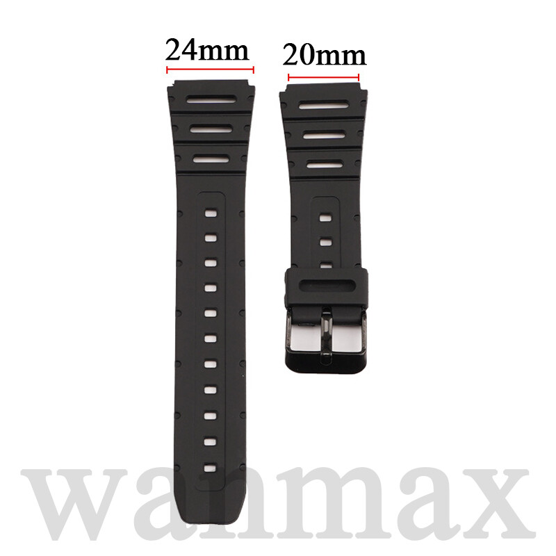 20mm Watch Band Strap CA-53W CA-61W FT-100W MAP-100 W-520U W-720G W-741G WL-100