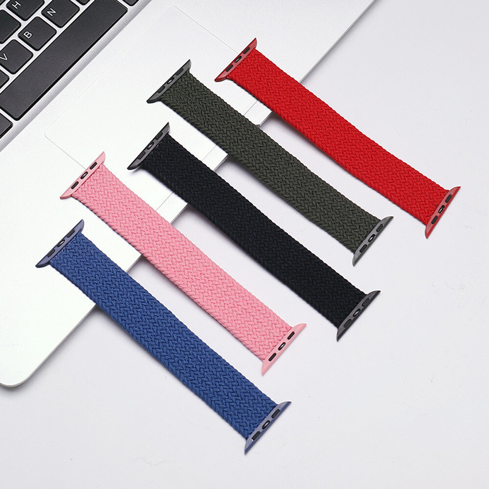 For Apple Watch 10-SE Ultra 2 Braided Solo Loop Band Size 38/41/42/44/45/46/49MM