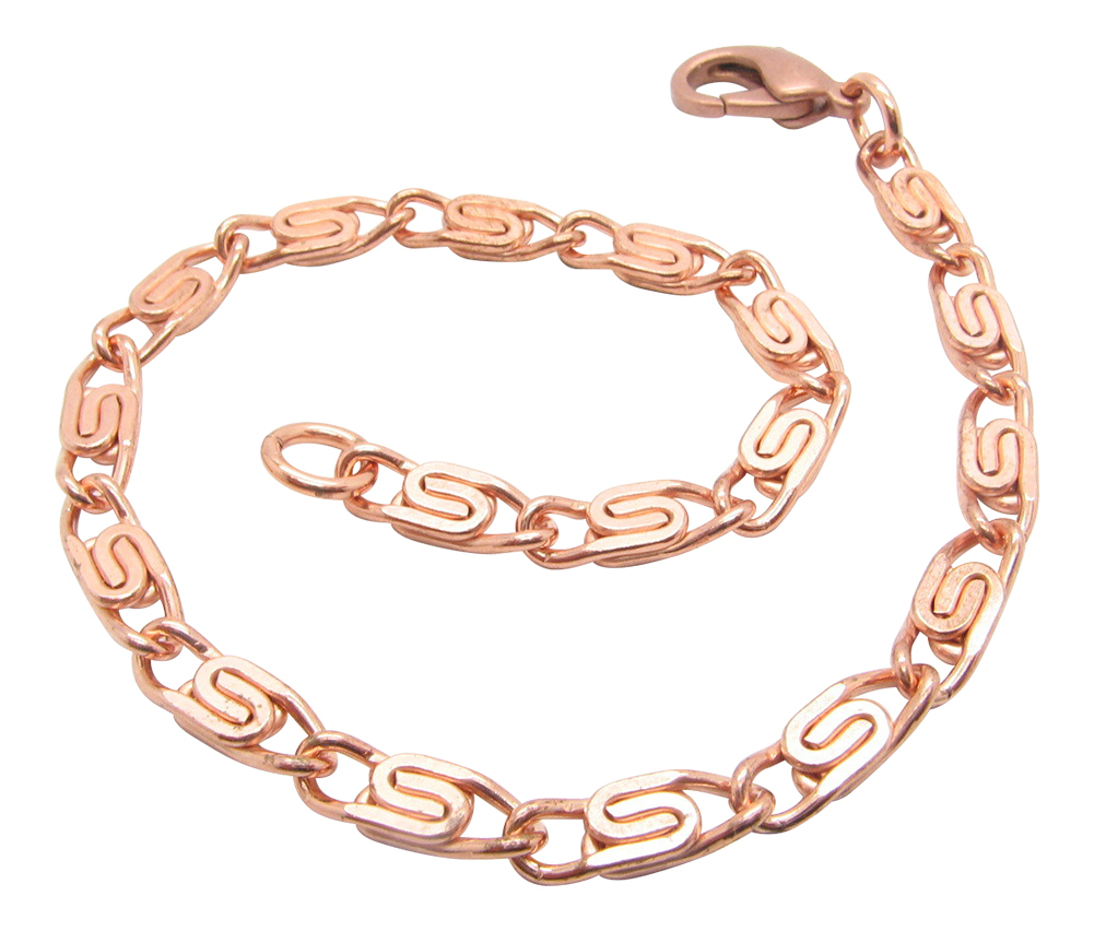 Solid Copper Bracelet CB606G -3/16 inch wide – 6 1/2 to 9 inch lengths