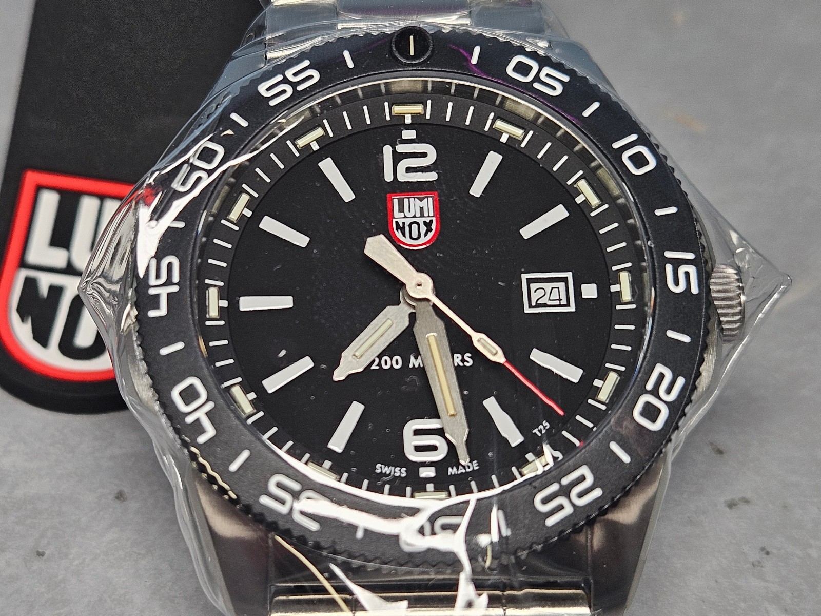 Swiss Luminox Pacific Diver men’s Stainless Black Dial Tritium Watch XS.3122.M1