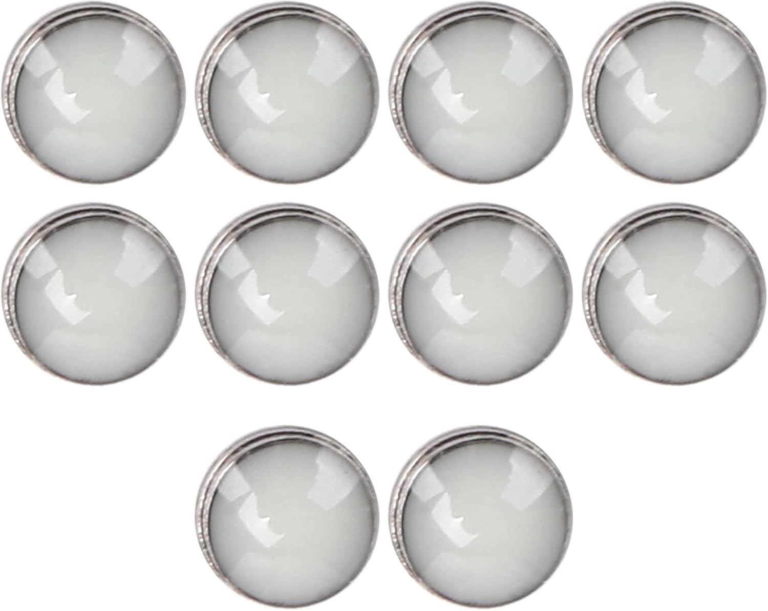 2mm Green Luminous Alloy Watch Dial Dot 10pcs for Night Visibility