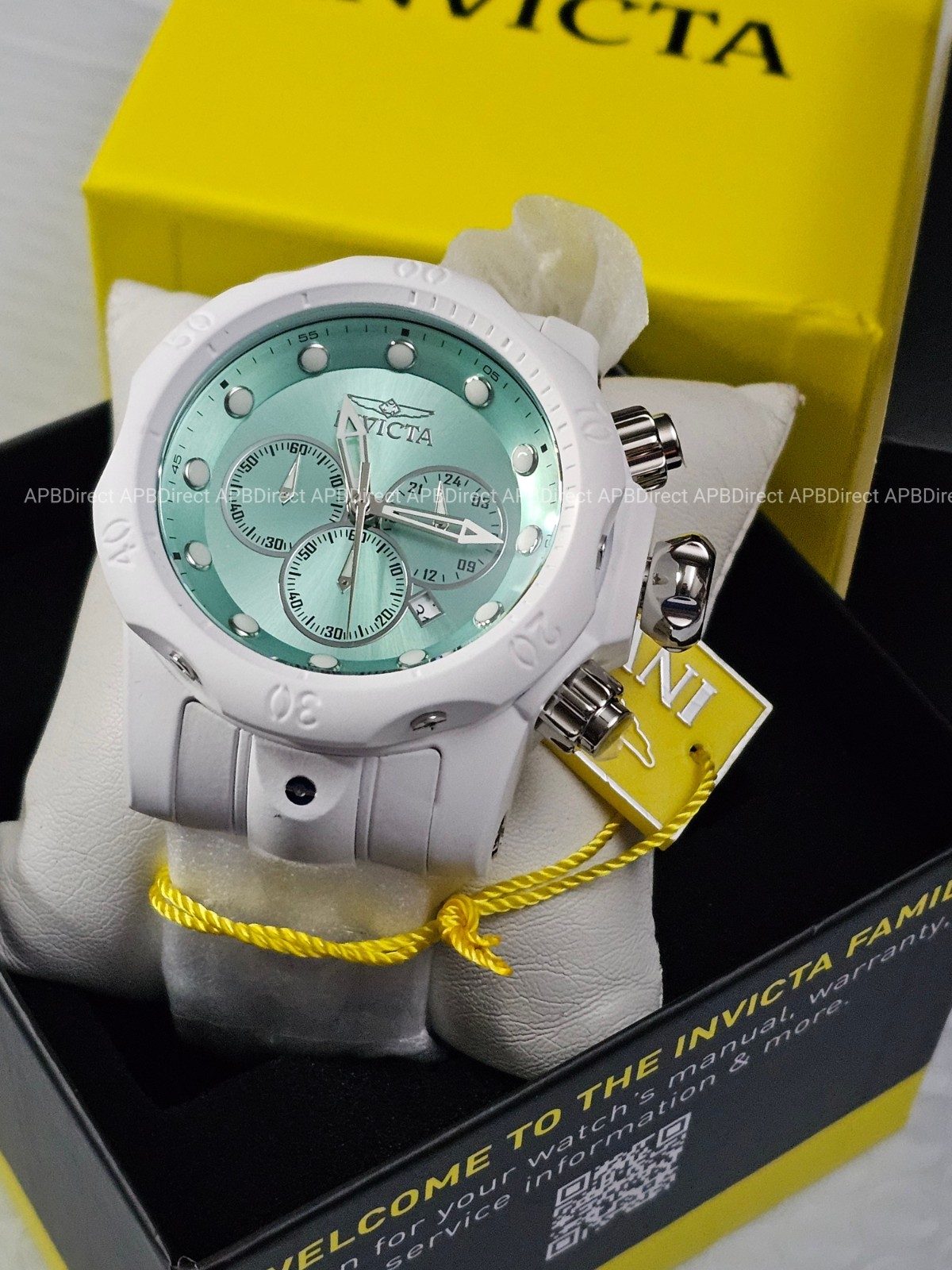 Invicta – AQUA PLATED Venom PHANTOM – 54mm AQUA Blue Chronograph – Mens Watch