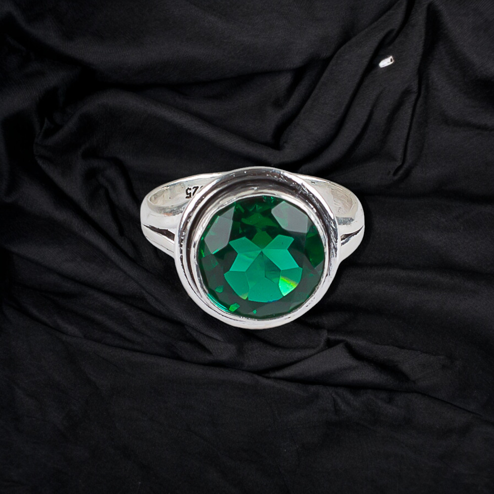 Chrome Diopside Gemstone 925 Sterling Silver Handmade Jewelry Ring All Size