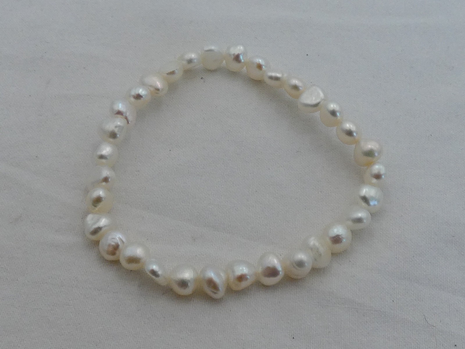Estate Asian 5 to 7mm Pearl Stretchy Bracelet IS-13