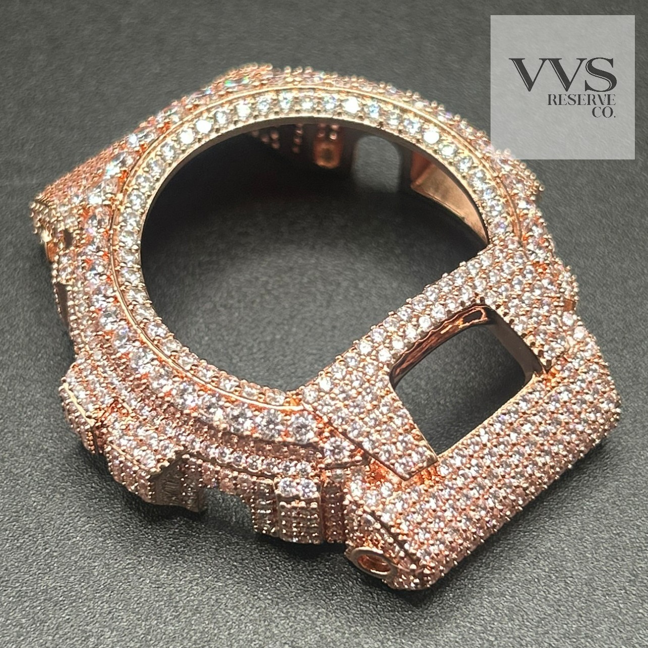 5A CUBIC ZIRCONIA Iced BEZEL Kit For DW6900 Watch – BEZEL ONLY