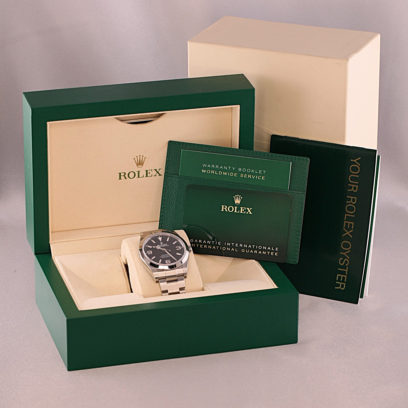 Rolex Explorer Black Dial 214270