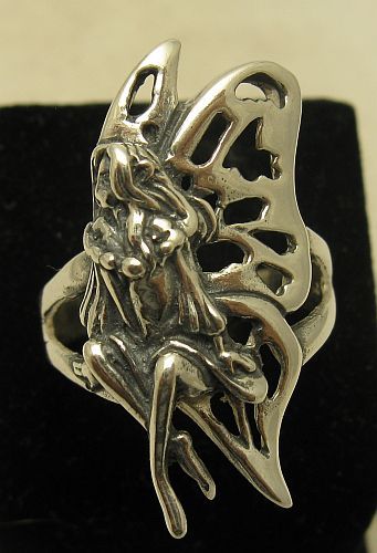 Genuine Stylish Sterling Silver Ring Solid 925 Fairy Handmade Stamped Empress