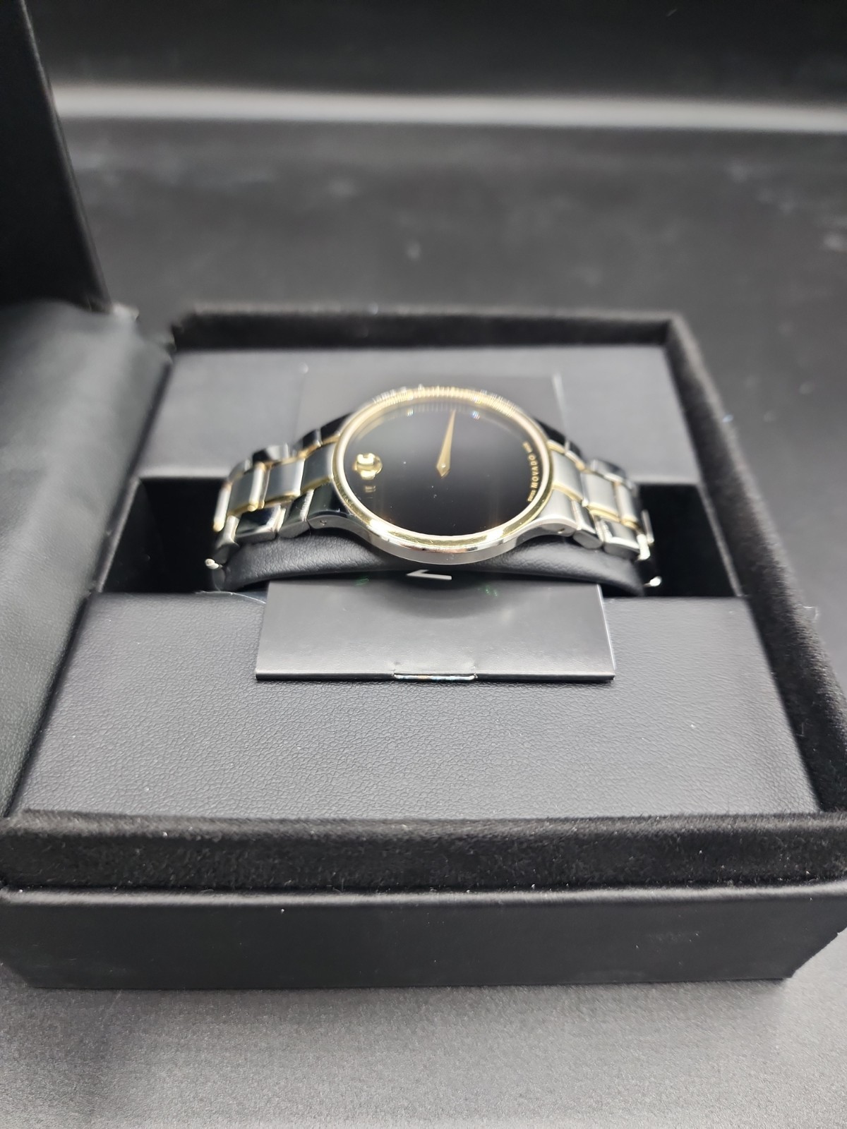 Movado Museum Serio Two Tone Men’s Wristwatch – New In Box & New Battery