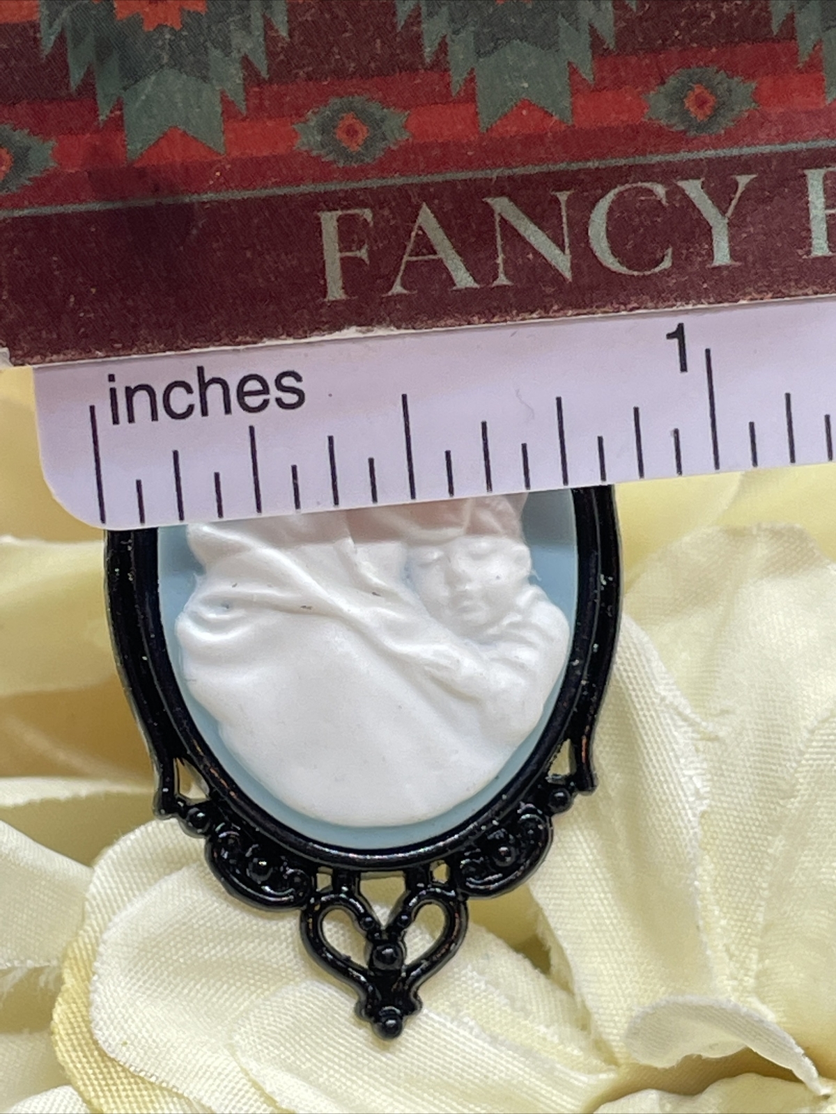 Madonna Mary Child Jesus MOM Heart Jewelry White Mothers Day necklace Cameo Bday