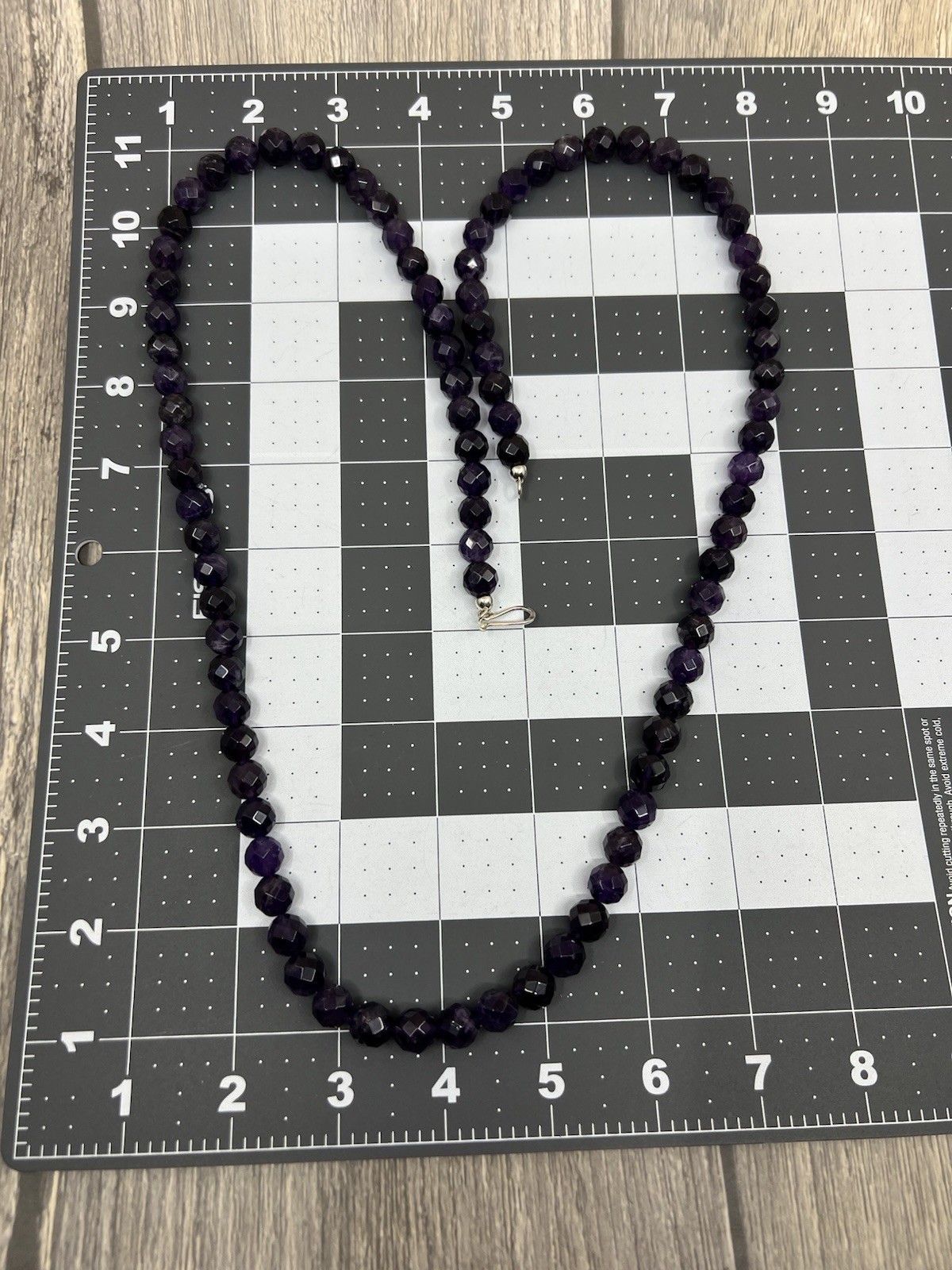 Amethyst Necklace 34″ & Earring Set Mine Finds by Jay King