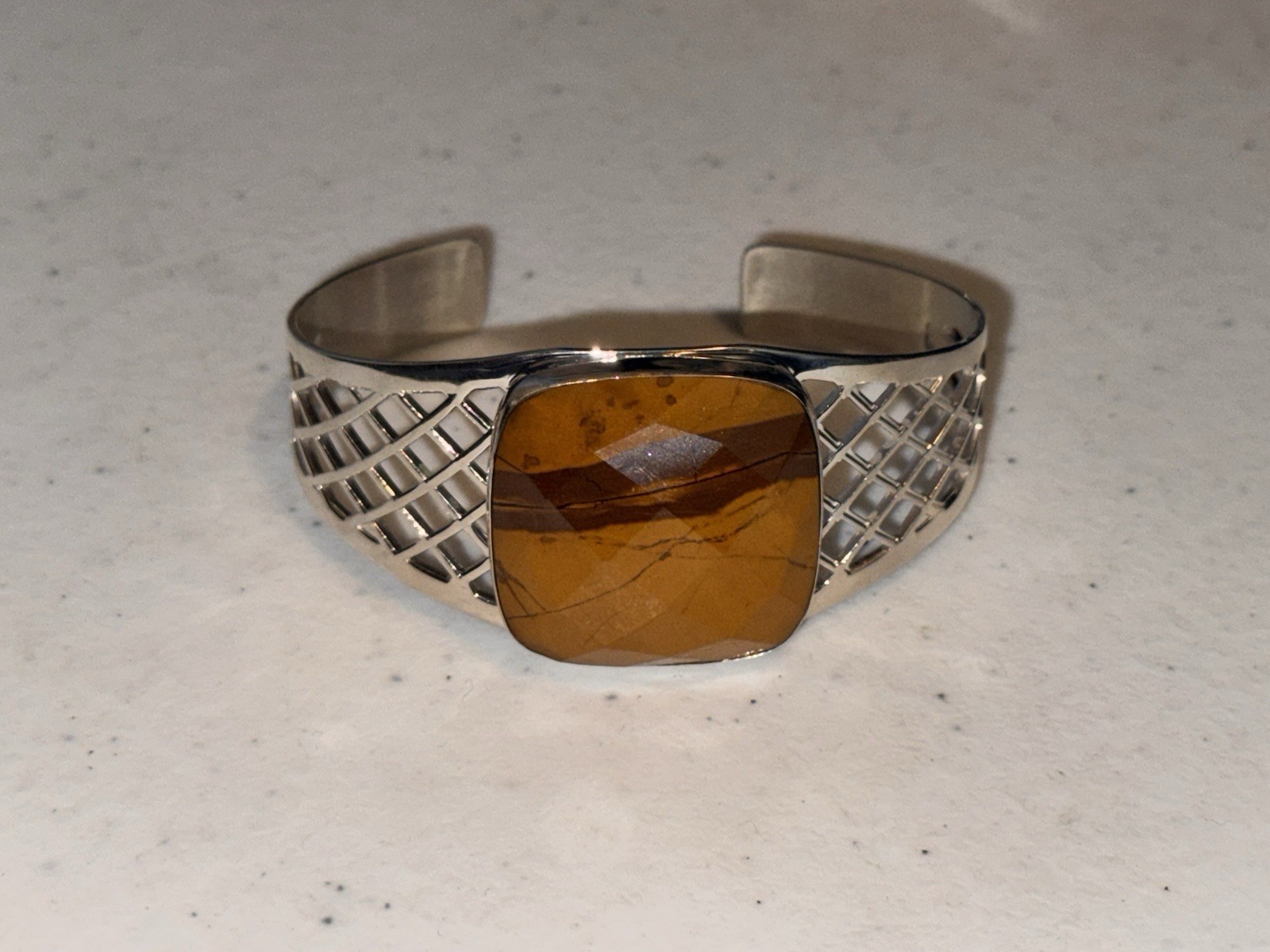 Jay King 925 sunset jasper cuff