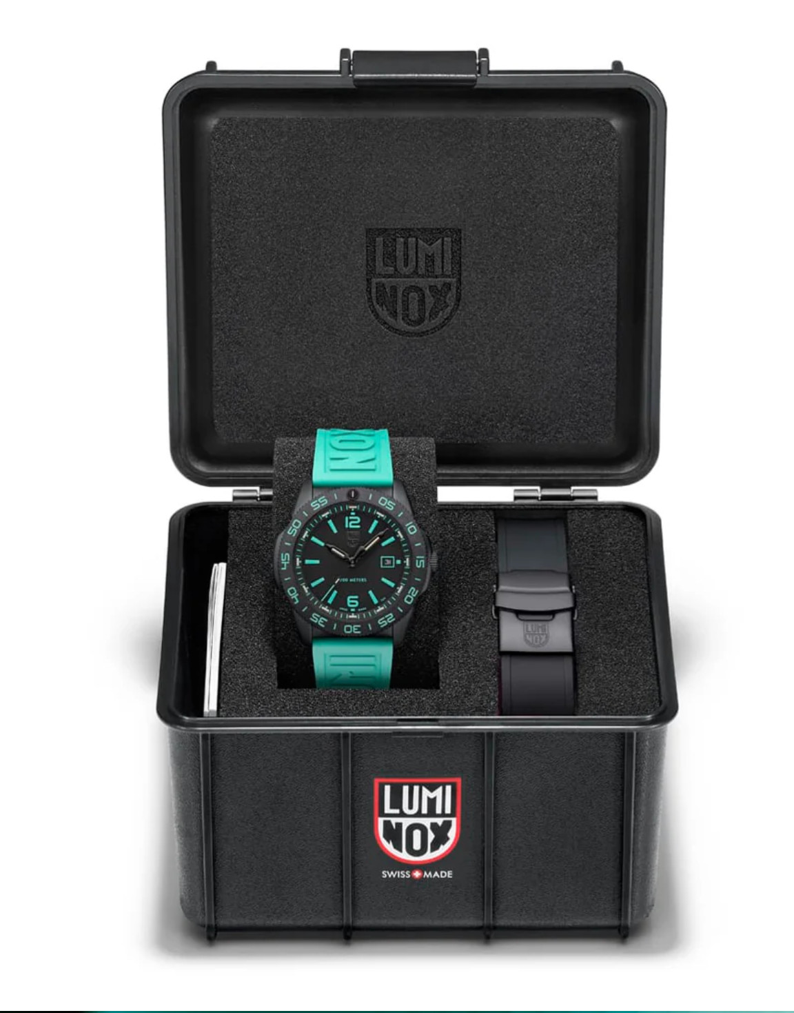 Luminox Pacific Diver Teal Limited Edition XS.3124.N.SET Swiss Dive Watch 44mm
