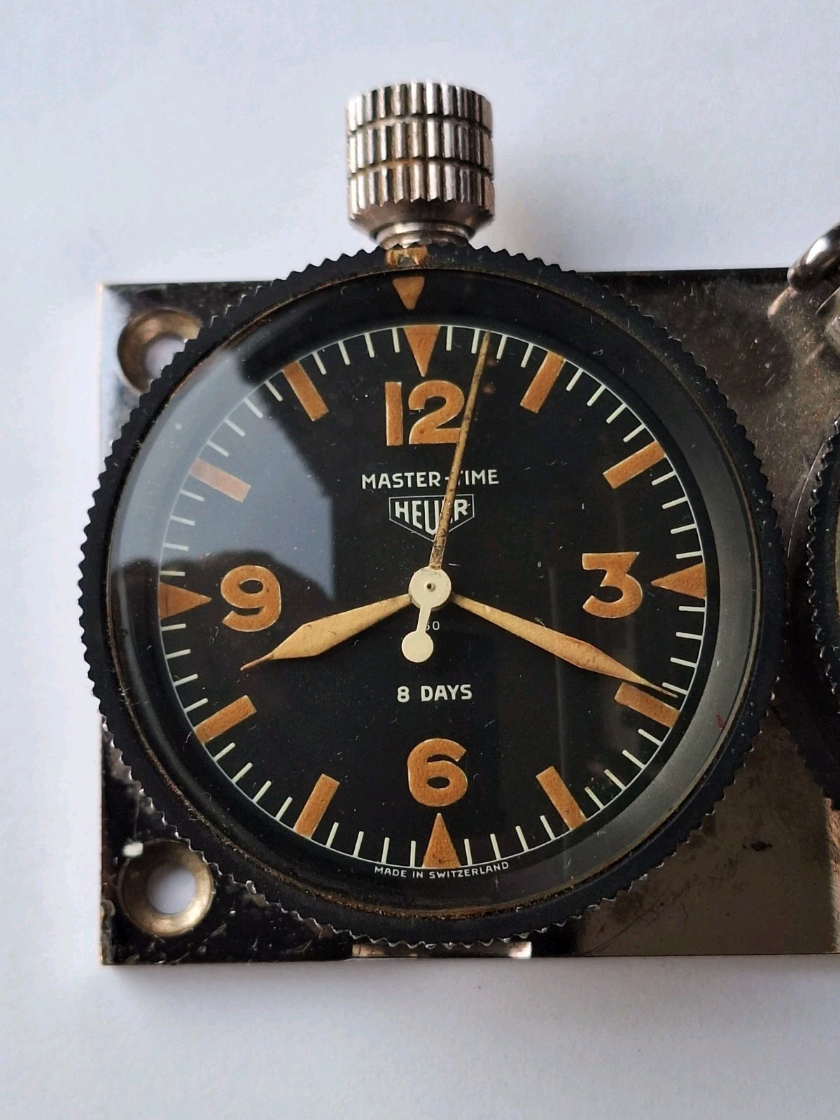 Heuer Master – Time Clock Monte Carlo Chronograph Chronograph Timer Rally Watch