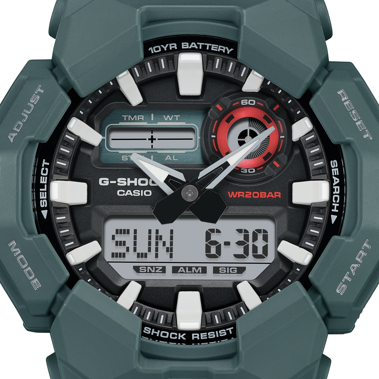 Casio G-Shock GA-010-2AJF Quartz Black Dial 51.9 mm Watch