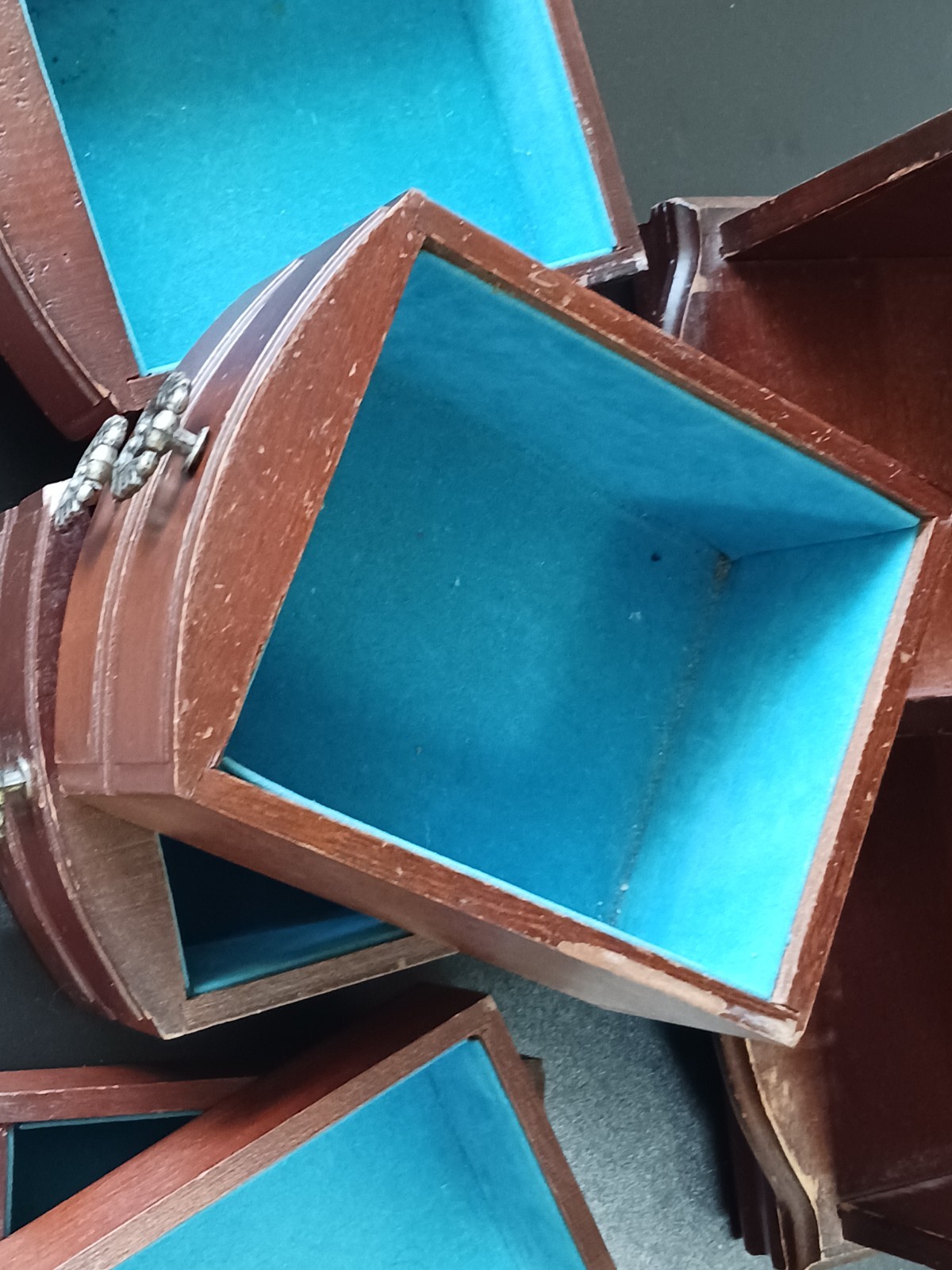 Vintage Table Top Jewelry Armoire 16 X 10″