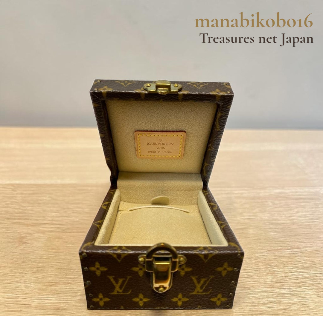 Louis Vuitton Jewelry Case Monogram Ring Box Brown Rare Ecrin de L’Eclat