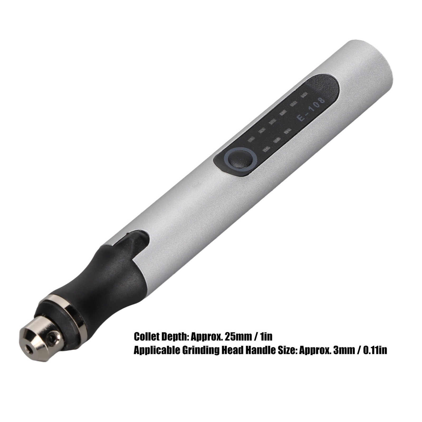 Electric Punching Engraving Pen 3 Level 10W Power Wireless Mini Multifunction US