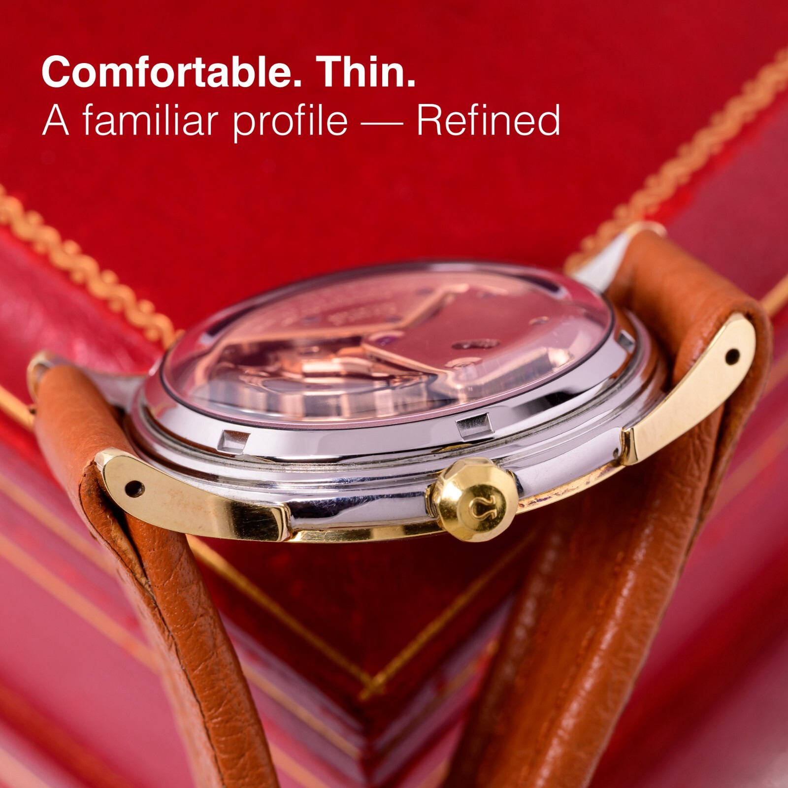 Sapphire Exhibition Caseback for 1950s Vintage Constellations and Automatics