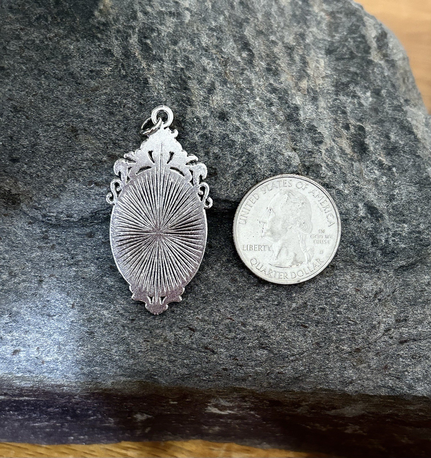 Hummingbird Necklace Pendant, Wedgwood Blue colored Cameo, Art Nouveau Style