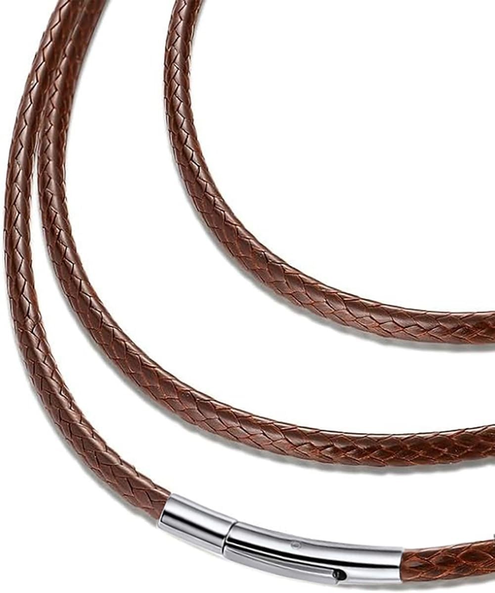 Flexible 2MM/3MM/4MM/5MM ，14″ to 42″ Waterproof 20 inch-3MM width, Brown