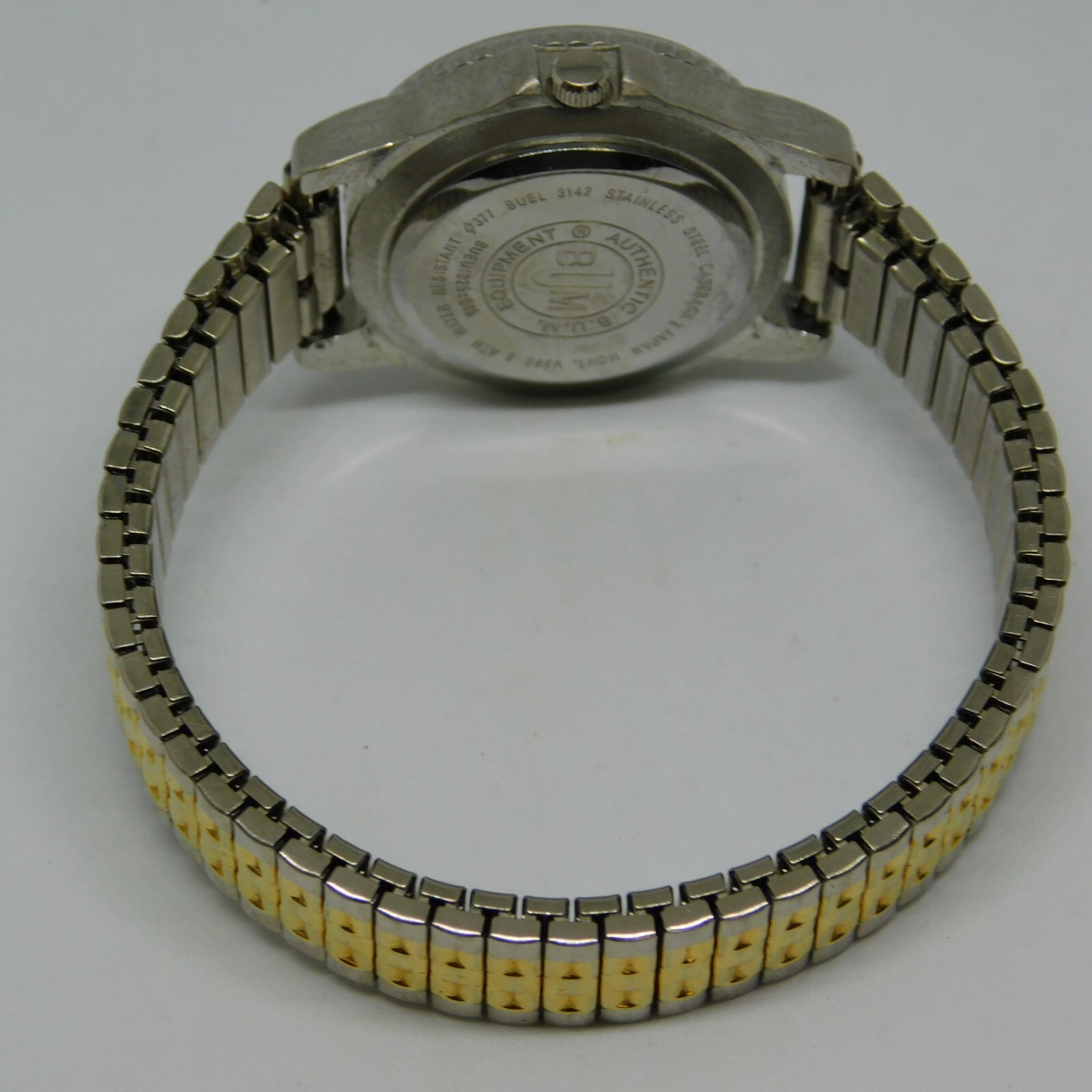B.U.M. Equipment BUEU1025:E45 Quartz Analog Women’s Watch Sz. 5 3/4″ New Battery